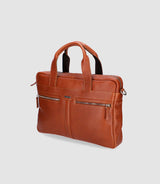 Sac business en cuir marron WORK - IZAC