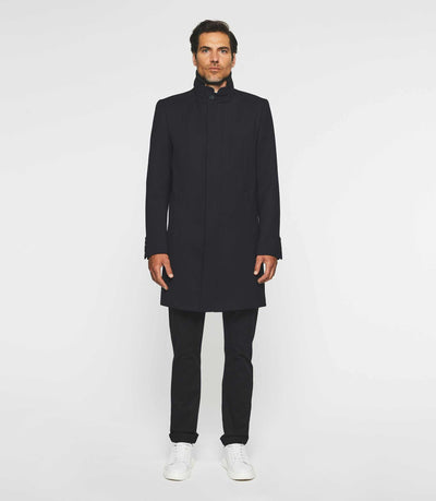 Manteau ville en laine marine INEON - IZAC