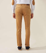 Pantalon casual satin camel "Naccara" - IZAC