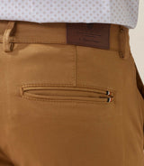 Pantalon casual satin camel "Naccara" - IZAC