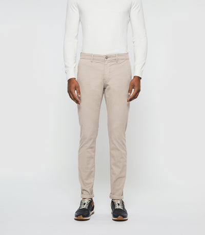 Pantalon slack casual lave beige mastic PACHELOROUT - IZAC