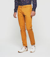 Pantalon slack casual slim camel "Pachelorrea" - IZAC