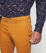 Pantalon casual slim camel "Pachelor" - IZAC