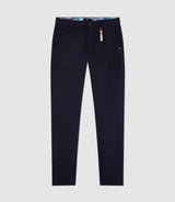 Pachelor" navy casual slim fit pants