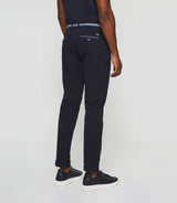 Pantalon casual slim marine "Paco"