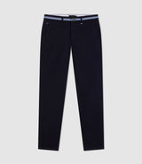 Pantalon casual slim marine "Paco"