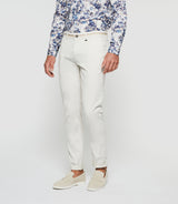 Pantalon casual slim beige mastic "Paco"