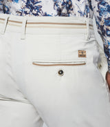 Pantalon casual slim beige mastic "Paco"