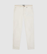 Paco" casual slim beige pants