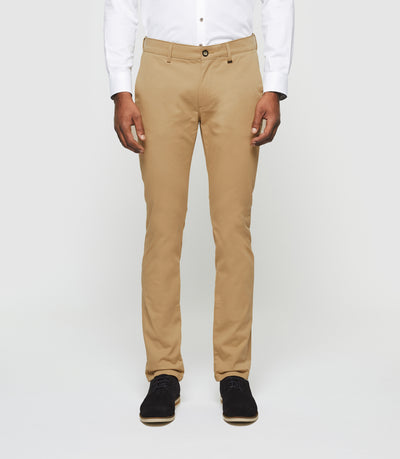 Pantalon satin beige "Panama 2" - IZAC