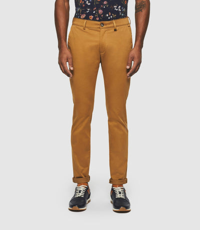 Pantalon satin camel "Panama 2" - IZAC