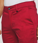 Pantalon chino satin rouge "Panama"