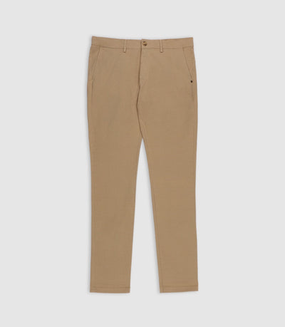 Pantalon slim imprimé beige PERLINEOUT - IZAC