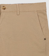 Pantalon slim imprimé beige PERLINEOUT