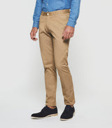 Pantalon slim beige "Perline"