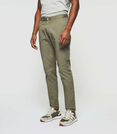 Pantalon slim kaki clair "Perline" - IZAC