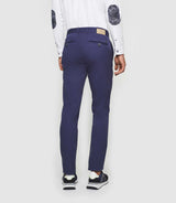 Pantalon slim marine "Perline"