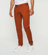 Perline" casual pants orange