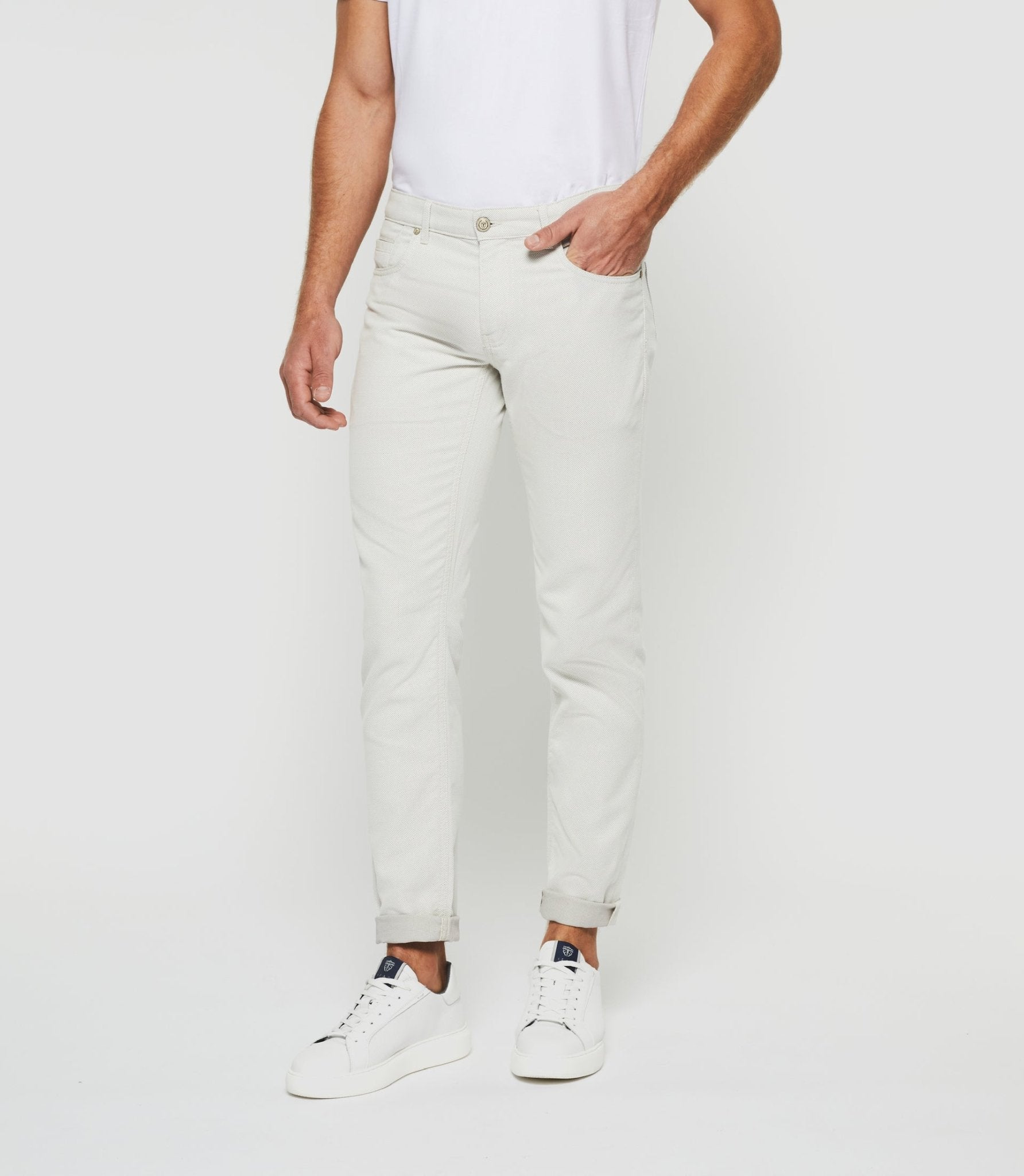 Pantalon casual beige "Pilly" - IZAC