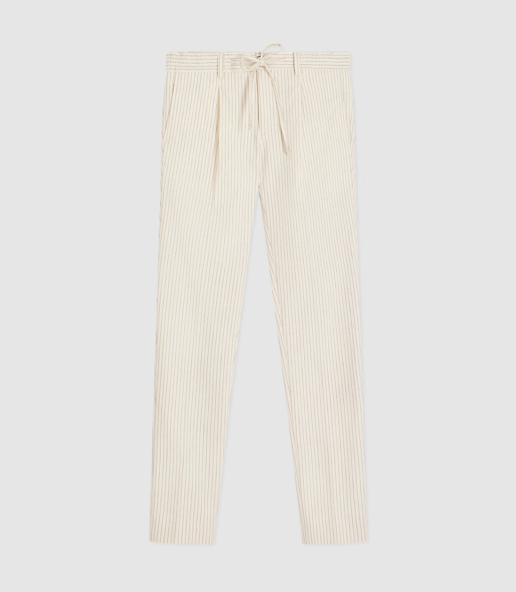 Pantalon à rayures écru "Punch" - IZAC