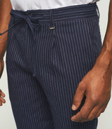 Pantalon à rayures marine "Punch"