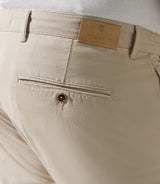 Pantalon en coton stretch beige PACHELORBT IZAC