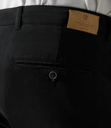 Pantalon en coton stretch noir PACHELORBT IZAC