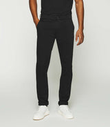 Black slim chino pants