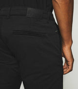 Black slim chino pants