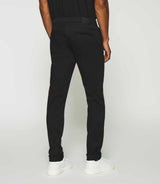 Black slim chino pants