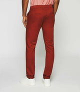 Pantalon chino slim rouge PANAMA - IZAC