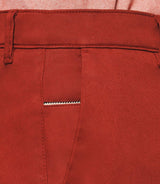 Pantalon chino slim rouge PANAMA - IZAC