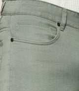 Pantalon slim kaki 5 poches en coton lin PASTEL - IZAC