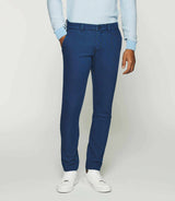 Pantalon slack bleu PERREBI IZAC