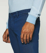 Pantalon slack bleu PERREBI IZAC