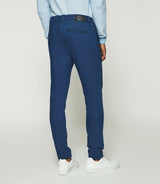 Pantalon slack bleu PERREBI - IZAC