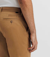 Pantalon chino satin camel - IZAC