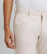 Pantalon chino satin écru - IZAC