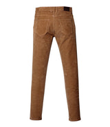 Pantalon en velours camel "Casino" - IZAC