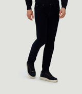 Casino" navy velvet pants