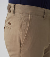 Macadamia" beige casual chino pants