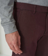 Pantalon casual bordeaux "Memoire" - IZAC