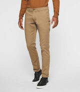 Pantalon chino slim beige VALOR - IZAC