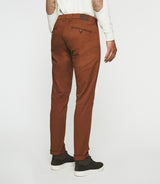 Pantalon chino slim brique VALOR IZAC