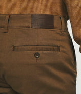 Pantalon chino slim marron VANAMA