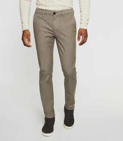 Pantalon chino taupe VINTAGE - IZAC