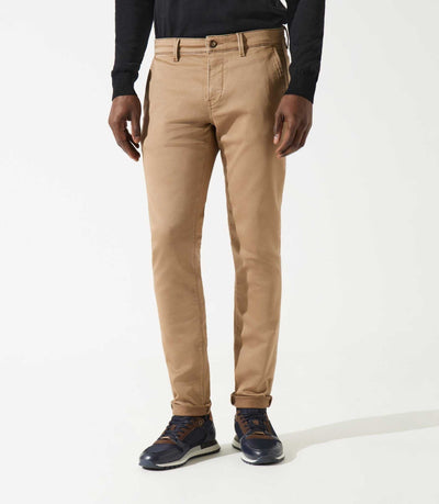 Pantalon chino camel VAILLEBT - IZAC
