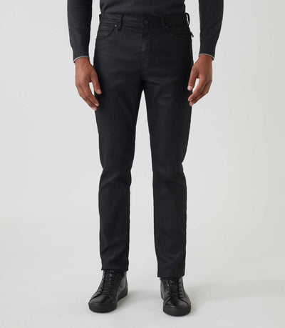 Jean slim enduit noir "Lime" - IZAC