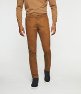 5 pocket slim fit jeans in camel ELEGANCE