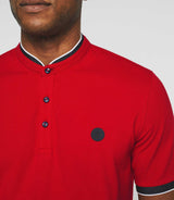 Gael" red short sleeve polo